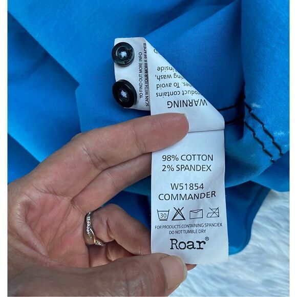 Roar By Buckle SZ XL Men’s Commander Vintage Blue Wash Shirt - Picture 11 of 12